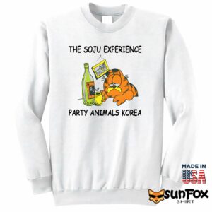 Garfield The Soju Experience Party Animals Korea Shirt Sweatshirt Z65 white sweatshirt