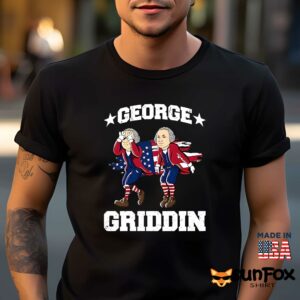 George Washington Griddy George Griddin 4th Of July shirt Men t shirt men black t shirt