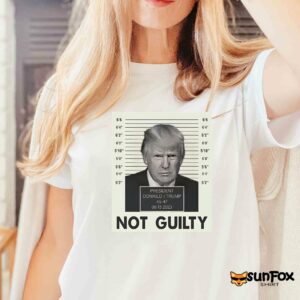 Trump Not Guilty shirt Women T Shirt white t shirt