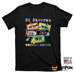 Ed Shee Cassettes 2023 World Tour Shirt T shirt black t shirt
