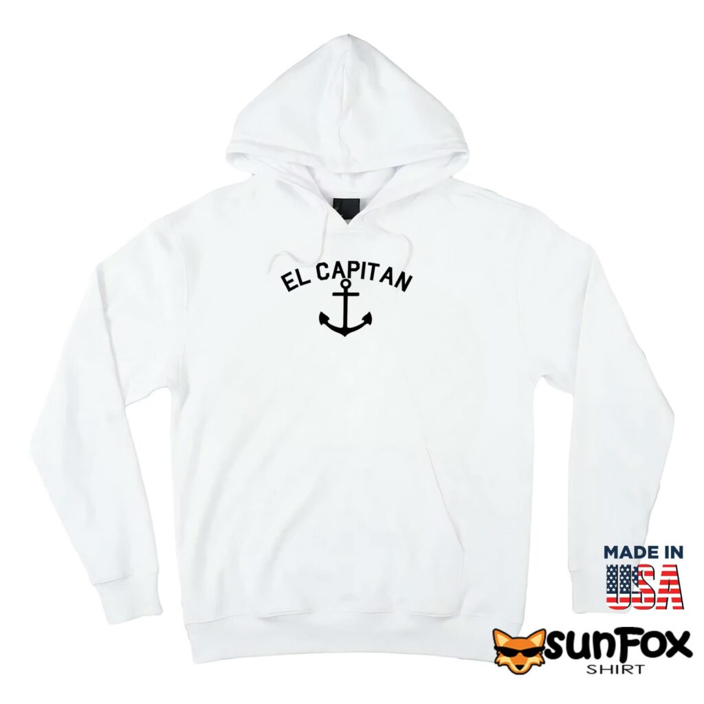 El Capitan Anchor Captain shirt Hoodie Z66 white hoodie