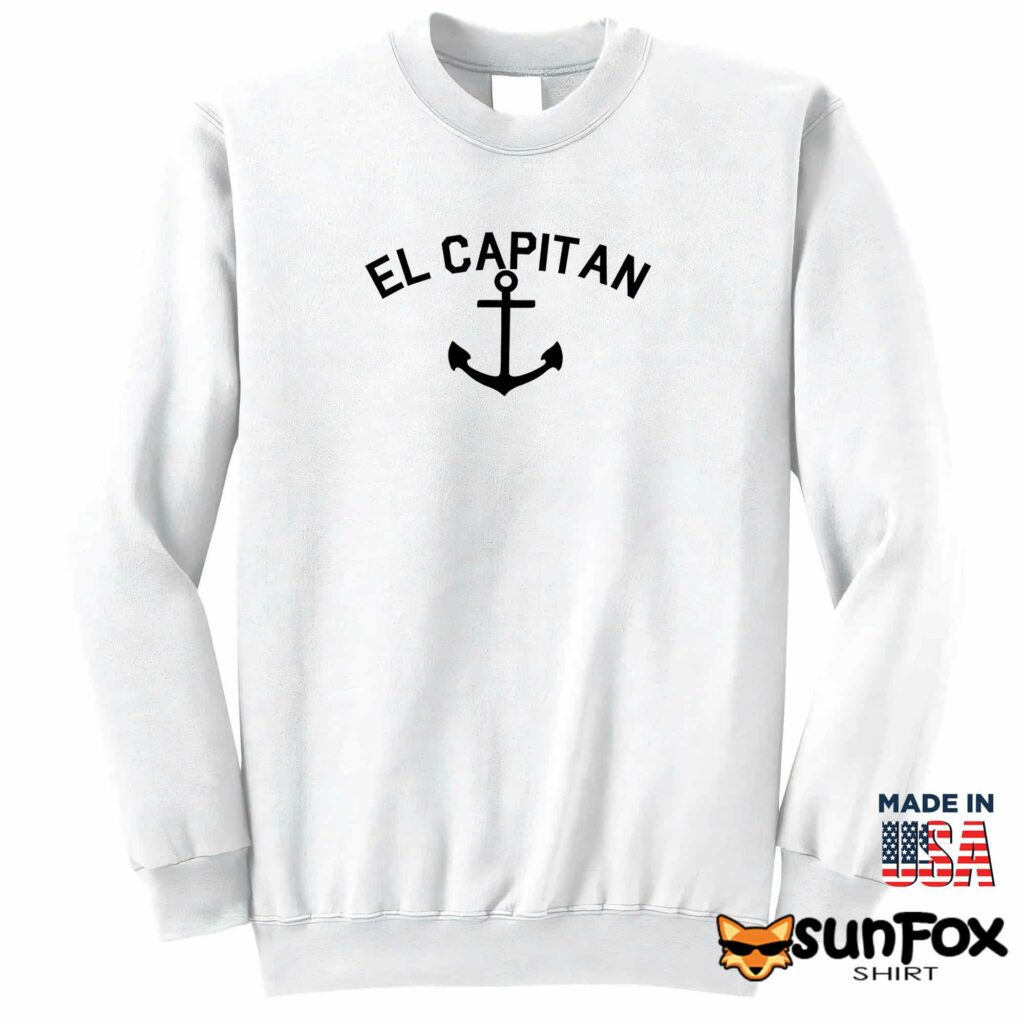 El Capitan Anchor Captain shirt Sweatshirt Z65 white sweatshirt