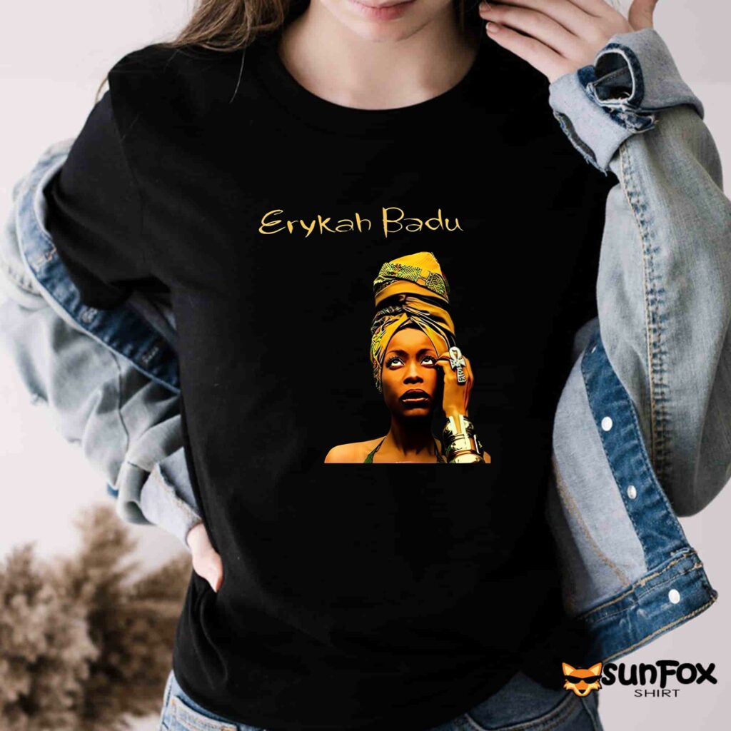 Erykah Badu Shirt Women T Shirt black t shirt