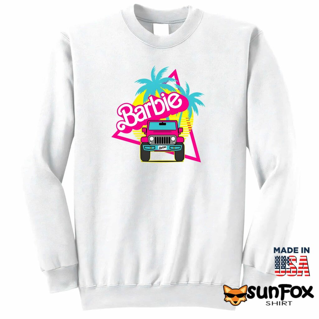 Retro Jeep Barbie Shirt Sweatshirt Z65 white sweatshirt