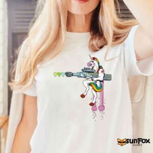 Unicorn Sniper shirt Women T Shirt white t shirt