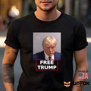 Free Trump Mugshot Shirt Men t shirt men black t shirt