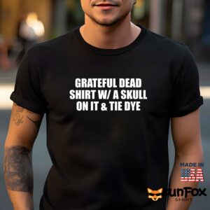 Grateful dead shirt w a skull on it and tie dye shirt Men t shirt men black t shirt