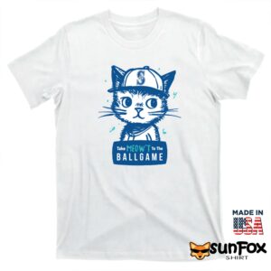 Take Meowt to the Ballgame Shirt T shirt white t shirt