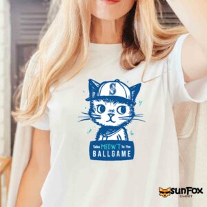 Take Meowt to the Ballgame Shirt Women T Shirt white t shirt
