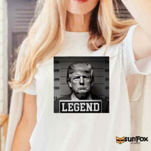 Trump Mug Shot Legend shirt Women T Shirt white t shirt