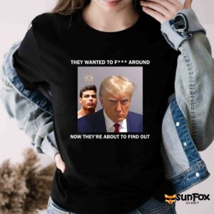 Trump X Paulo Mugshot Shirt Women T Shirt black t shirt