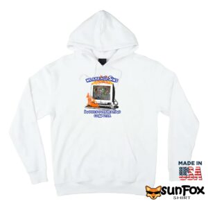 We Are All Sims In Gods Overheating Computer Hoodie Z66 white hoodie