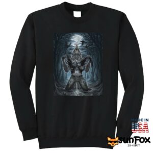Werewolf tearing shirt Sweatshirt Z65 black sweatshirt