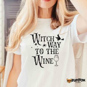 Witch Way To The Wine Shirt Women T Shirt white t shirt