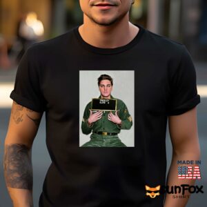 Elvis Presley Army Mugshot 1960 Shirt Men t shirt men black t shirt