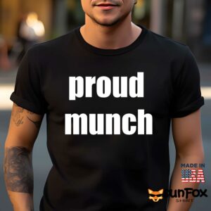 Proud Munch Shirt Men t shirt men black t shirt