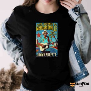 Safe Journey To Margaritaville Jimmy Buffett Shirt Women T Shirt black t shirt