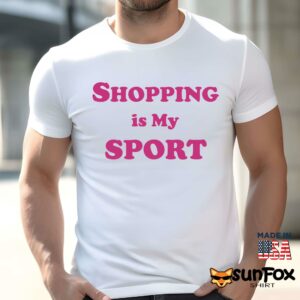 Shopping is my sport shirt Men t shirt men white t shirt
