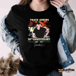 Trace Adkins 36th Anniversary 1987 – 2023 Shirt Women T Shirt black t shirt