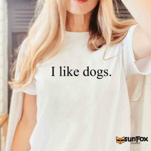 George Kittle I like dogs hoodie Women T Shirt white t shirt