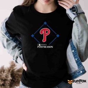 Phillies 2023 Postseason Around The Horn Shirt Women T Shirt black t shirt