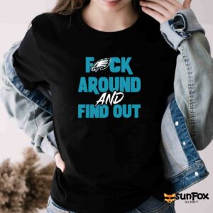 Philly Fuck Around and Find Out Eagles Shirt Women T Shirt black t shirt