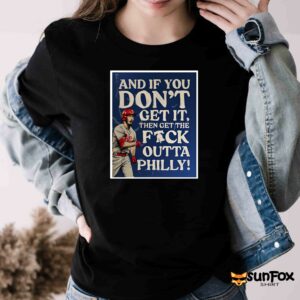Redoctober And If You DonT Get It Then Get The Fuck Outta Philly Shirt Women T Shirt black t shirt