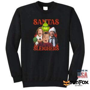 Santas Sleighers Shirt Sweatshirt Z65 black sweatshirt