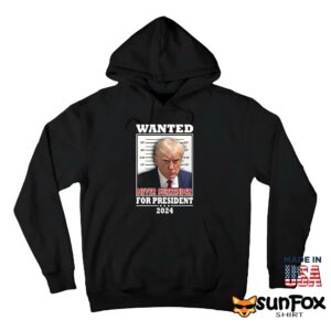 Trump wanted never surrender for president 2024 shirt Hoodie Z66 black hoodie