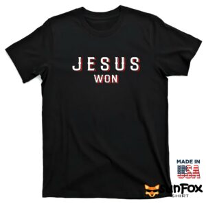 Rangers Jesus Won Evan Carter shirt T shirt black t shirt