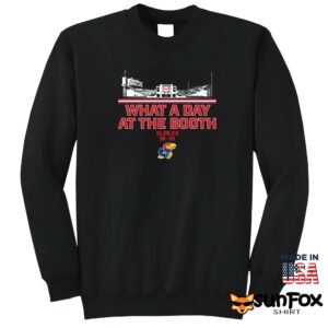 What A Day At The Booth 10 28 23 Shirt Sweatshirt Z65 black sweatshirt