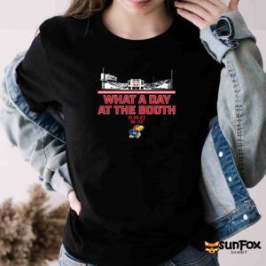 What A Day At The Booth 10 28 23 Shirt Women T Shirt black t shirt
