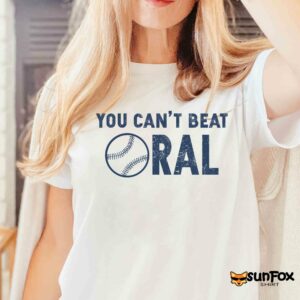 Baseball You cant beat oral shirt Women T Shirt white t shirt