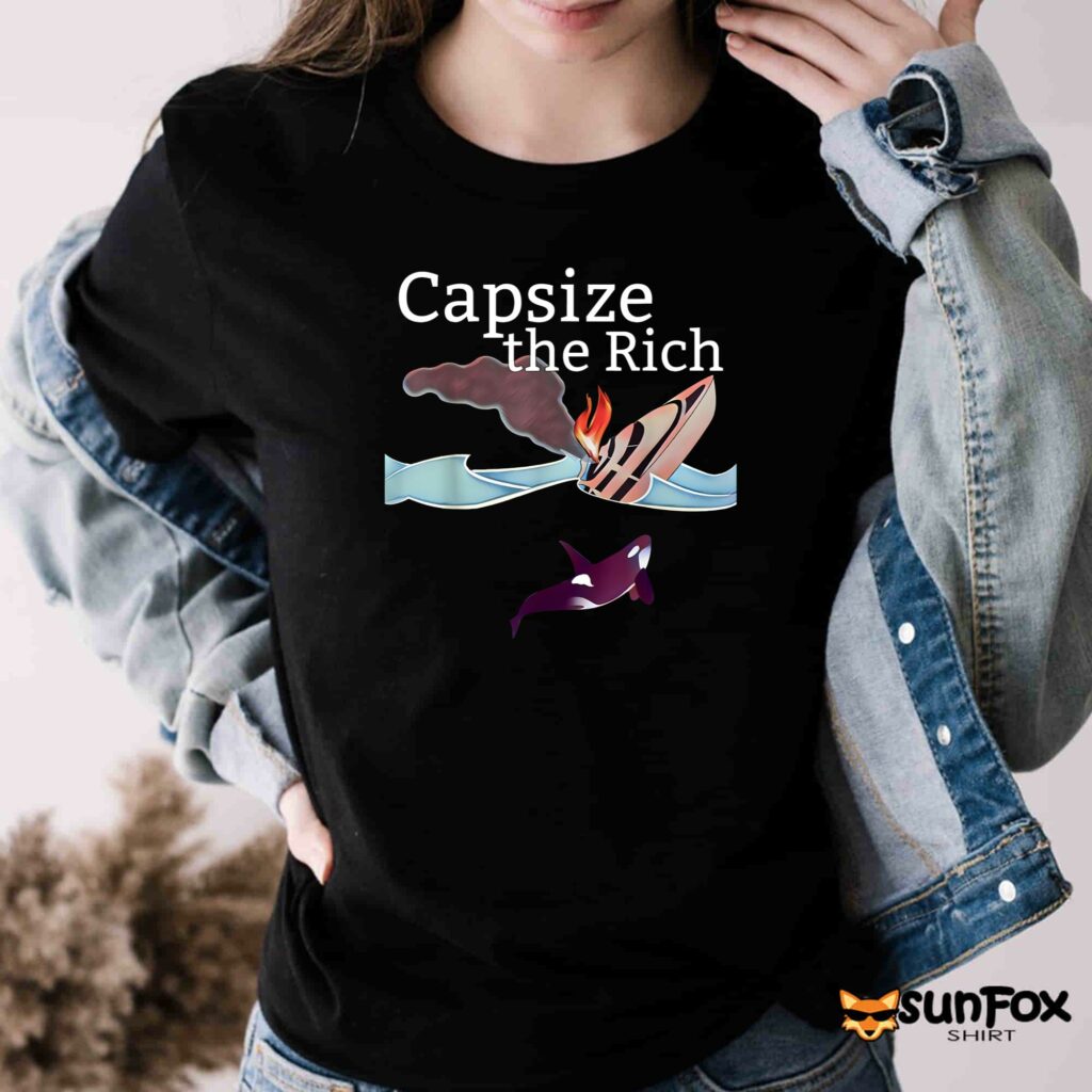 Capsize The Rich shirt Women T Shirt black t shirt