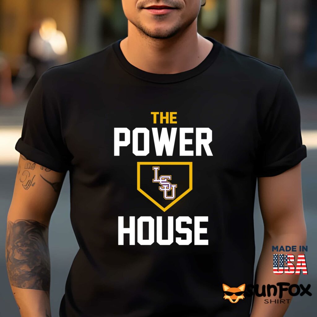 LSU The Power House Shirt Men t shirt men black t shirt