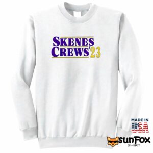 LSU Tigers Skenes Crews 23 Shirt Sweatshirt Z65 white sweatshirt