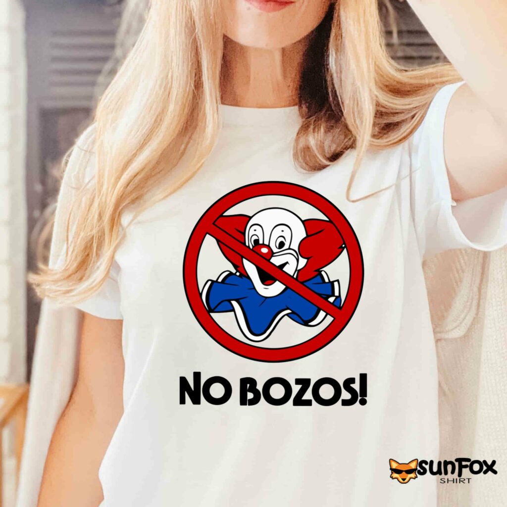 No bozos shirt Women T Shirt white t shirt