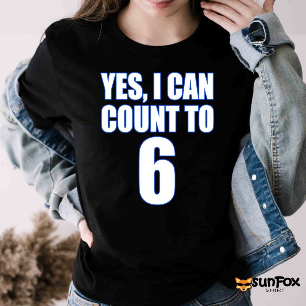 Yes I Can Count To 6 Shirt Women T Shirt black t shirt