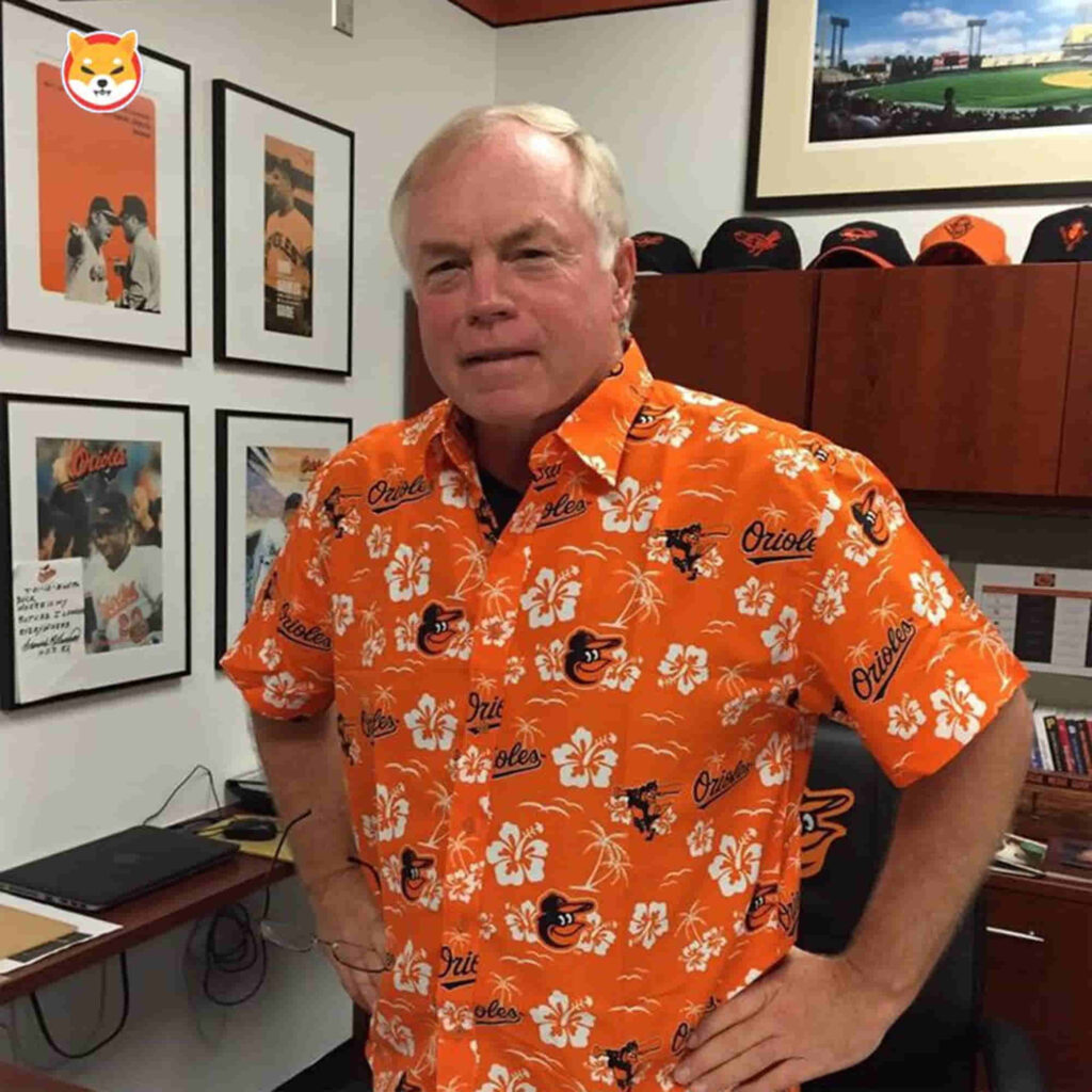 Baltimore Orioles Orange Hawaiian Shirt main