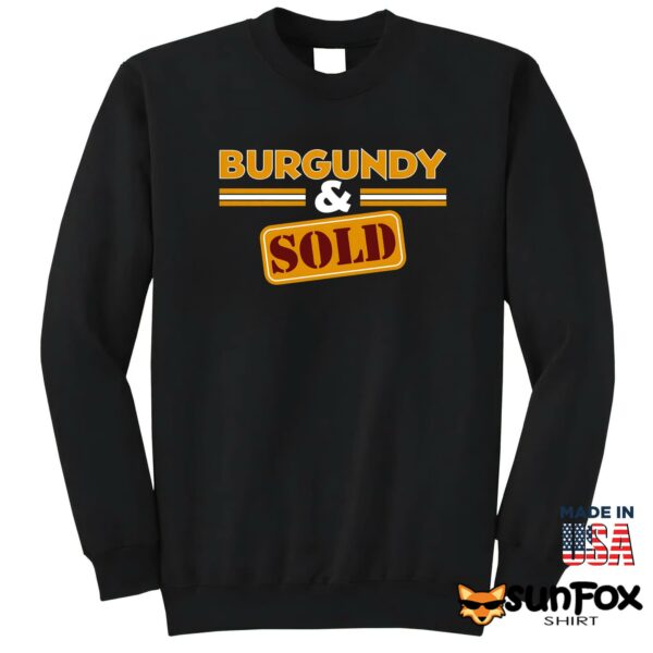 Burgundy And Sold Shirt