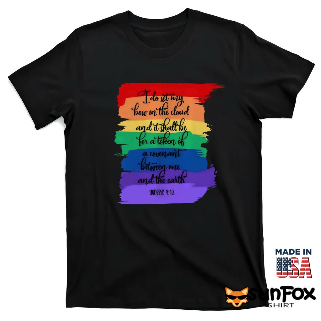 Christian Rainbow shirt T shirt black t shirt