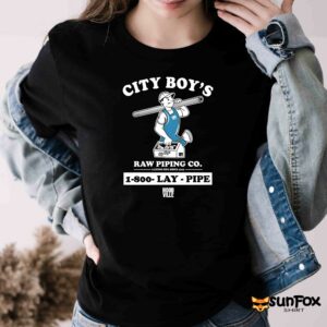 City Boys Raw Piping Co 1800 Lay Pipe shirt Women T Shirt black t shirt
