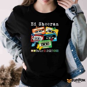 Ed Sheeran Cassettes 2023 World Tour Shirt