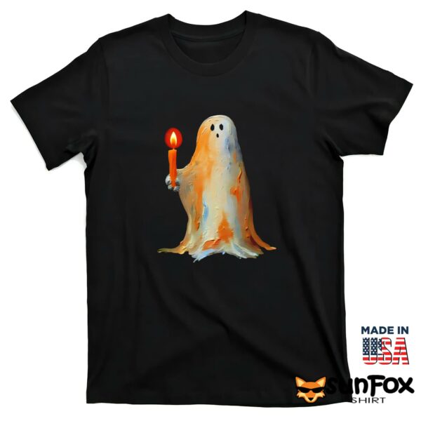 Ghost Holding A Candle Halloween Shirt