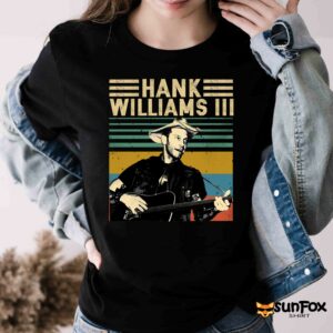 Hank Williams III American Musician Retro Vintage Shirt Women T Shirt black t shirt