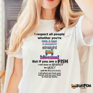 I respect all people whether youre shirt Women T Shirt white t shirt