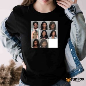 JT mugshots shirt hoodie sweatshirt Women T Shirt black t shirt