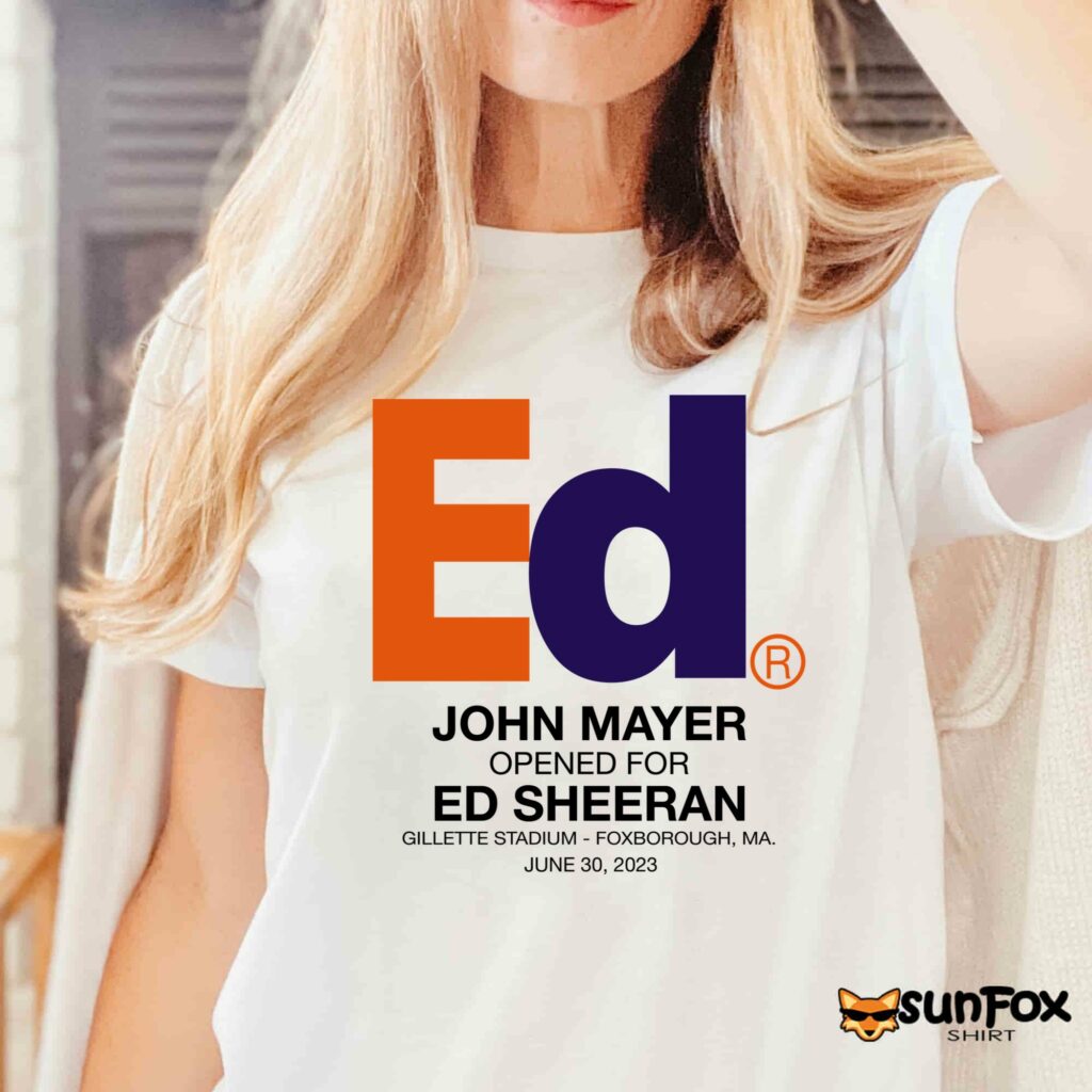 John Mayer Ed Sheeran Shirt Women T Shirt white t shirt