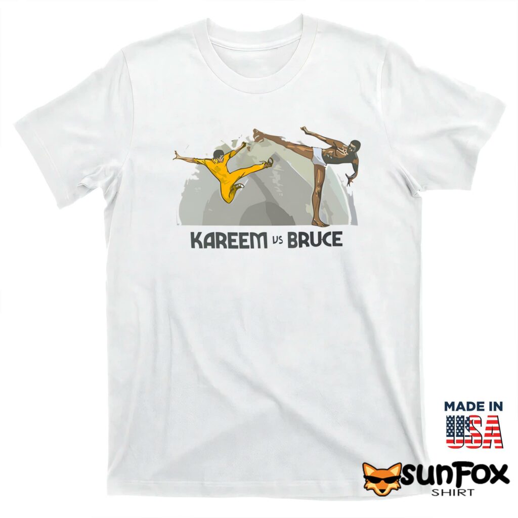 Kareem vs bruce lee Shirt T shirt white t shirt