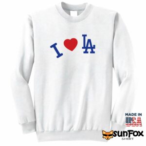 Los Angeles Dodgers × Madhappy I love LA shirt Sweatshirt Z65 white sweatshirt